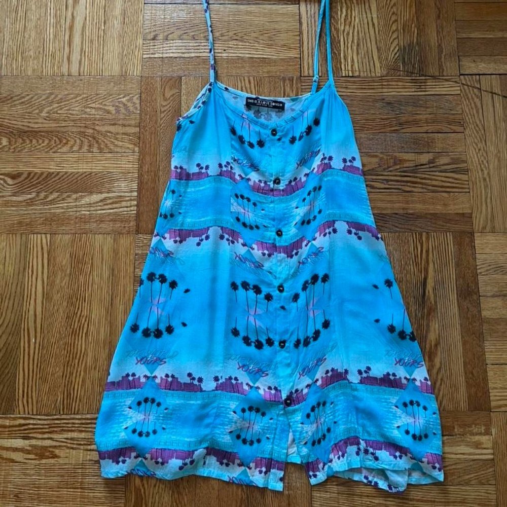 This Is A Love Song mini dress swim cover